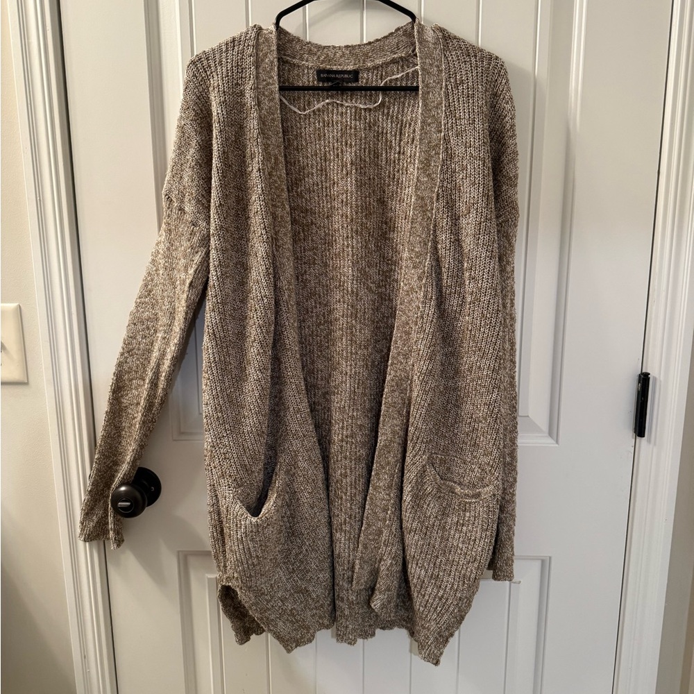 Banana Republic Olive Green Cardigan